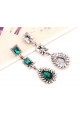 Best green statement earrings wedding - Ref B048 - 06