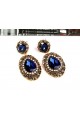 Beautiful cheap blue sapphire earrings - Ref B054 - 02