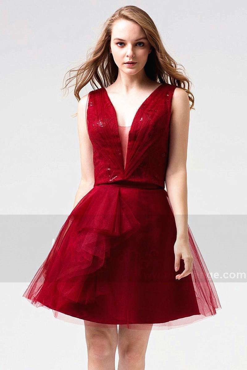 Red Organza Dress