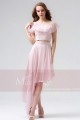 Chiffon Two-Pieces Pink Homecoming Dress - Ref C857 - 02