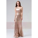 Asymmetrical Champagne Wedding-Guest Dress With Slit - Ref L827 - 02