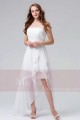 WHITE COCKTAIL DRESS FOR A BEACH PARTY - Ref L828 - 02