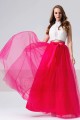 TWO PIECES BICOLOR LONG DRESS FOR WEDDING CEREMONY - Ref L830 - 03