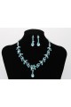 Cheap rhinestone blue pendant necklace - Ref E004 - 02