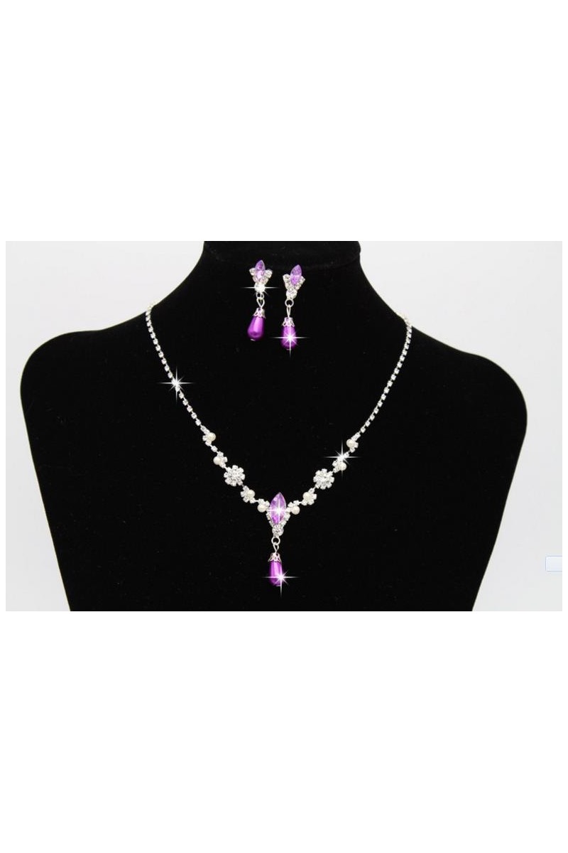 Thin necklace chain and pretty flower - Ref E018 - 01