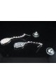 Trendy wedding necklace and earring set - Ref E029 - 04