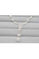 Collier de mariage petite perle blanche - Ref E036 - 03