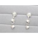 Collier de mariage petite perle blanche - Ref E036 - 04