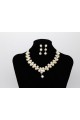 Champagne wedding jewelry necklace set - Ref E040 - 02