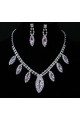 Crystal earrings and matching necklace - Ref E052 - 02