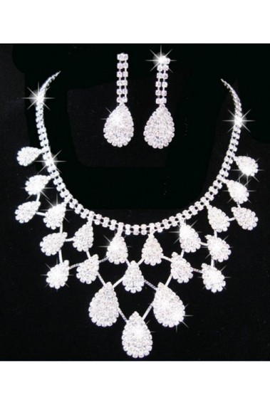 Luxury earrings and necklace design set - E066 #1