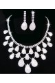 Luxury earrings and necklace design set - Ref E066 - 02