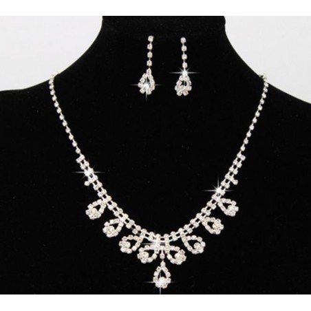Fashion cheap white Bridal necklace set