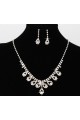 Fashion cheap white Bridal necklace set - Ref E069 - 02