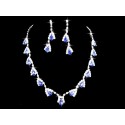 Women's fashion earrings and necklace - Ref E077 - 02