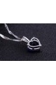 Collier femme ras de cou pendentif cœur - Ref F070 - 03