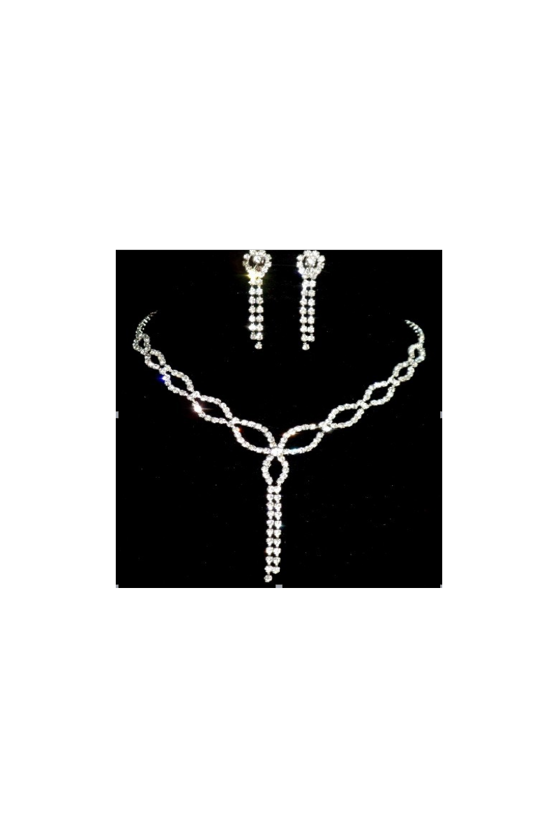 Ensemble bijoux femme pas cher tendance - Ref E033 - 01 Ensemble bijoux femme pas cher tendance - Ref E033 - 01