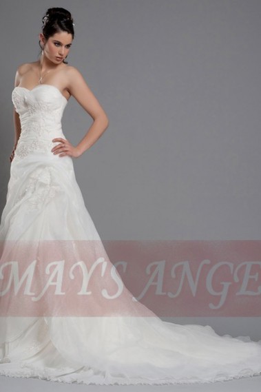 Magnifique robe de mariée Sirène - M033 #1