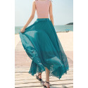 jupe d'été bleu turquoise - Ref ju002 - 02