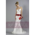 Online wedding dresses Brooke white satin - Ref M035 - 02