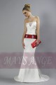 Online wedding dresses Brooke white satin - Ref M035 - 02