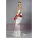 Online wedding dresses Brooke white satin - Ref M035 - 03