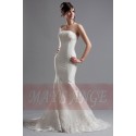 Beach wedding dress Mermaid With Train - Ref M037 - 02