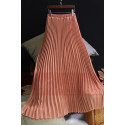 jupe plisse femme rose - Ref ju060 - 03