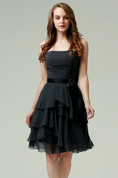 Black Cocktail Dress - Pastelshades