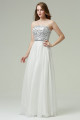 Strapless White Prom Dress With Glitter Bodice - Ref L231 - 05
