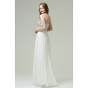 Strapless White Prom Dress With Glitter Bodice - Ref L231 - 03