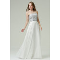Strapless White Prom Dress With Glitter Bodice - Ref L231 - 04