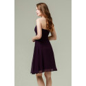 Ruched-Bodice Short Party Dress - Ref C691 - 04