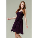 Ruched-Bodice Short Party Dress - Ref C691 - 03