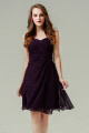 Ruched-Bodice Short Party Dress - Ref C691 - 02