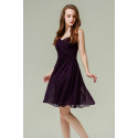 Ruched-Bodice Short Party Dress - Ref C691 - 05