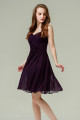 Ruched-Bodice Short Party Dress - Ref C691 - 05