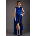 Robe De Soirée Bleu Roi Classe Asymétrique - Ref C953 - 04