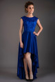 Robe De Soirée Bleu Roi Classe Asymétrique - Ref C953 - 04