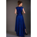 Robe De Soirée Bleu Roi Classe Asymétrique - Ref C953 - 03