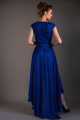 Robe De Soirée Bleu Roi Classe Asymétrique - Ref C953 - 03