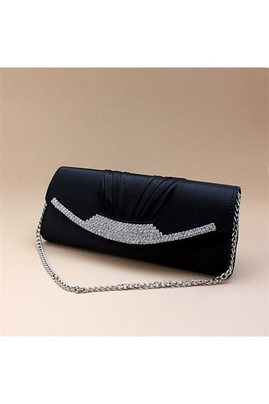 Black womens evening bags with chain - SAC002 #1