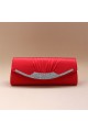 Unique red evening bag with rhinestone - Ref SAC003 - 02