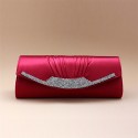 Arabesque rhinestone Red evening bag - Ref SAC005 - 02