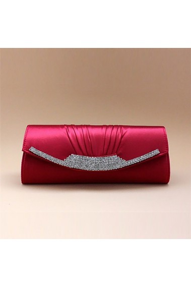 Arabesque rhinestone Red evening bag - SAC005 #1