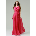 Long Chiffon Evening Dress With Ruffles - Ref L900 - 05