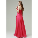 Long Chiffon Evening Dress With Ruffles - Ref L900 - 03