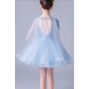 Robe De Fête Petite Fille Bleu Turquoise Papillons Jupe Tutu - Ref TQ009 -  Robe Communion et Mariage fille