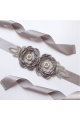 Ivory satin belt for bridesmaid dresses - Ref YD002 - 03