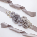 Flower Pink wedding belt a golden touch - Ref YD004 - 02